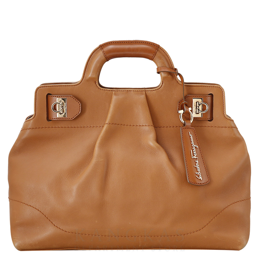 FERRAGAMO(USED)페레가모 레더 간치니 토트백